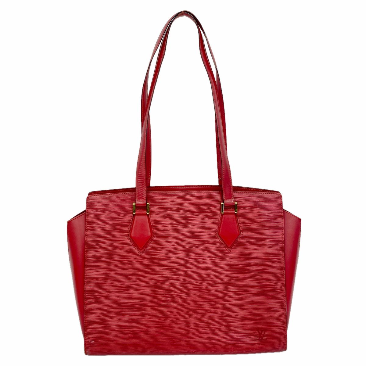 Louis Vuitton Shoulder Bag Epi Duplex Castilian Red
