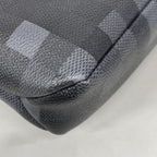 Louis Vuitton Clutch Damoflage Pochette Voyage Souple Black — view 6