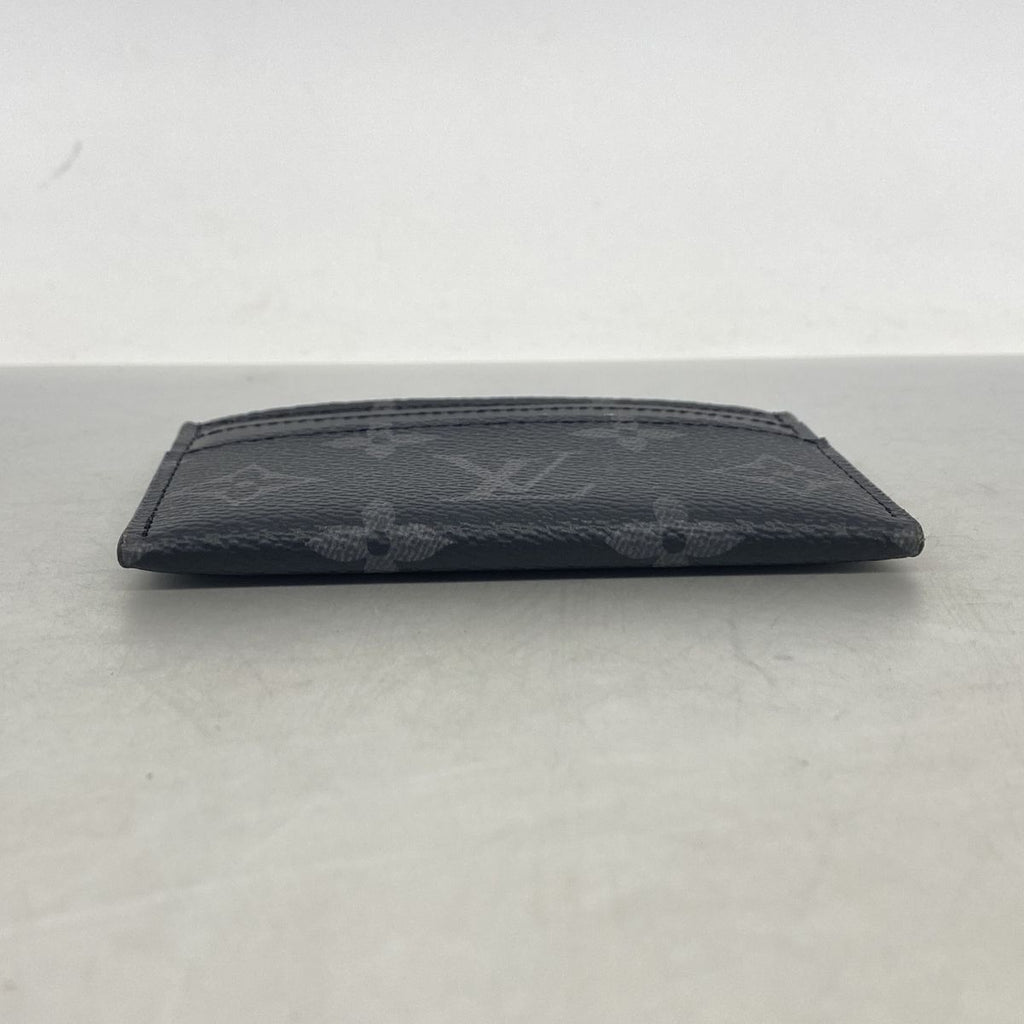 Louis Vuitton Card Case Monogram Eclipse Double Black — view 2