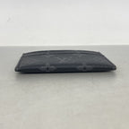 Louis Vuitton Card Case Monogram Eclipse Double Black — view 2