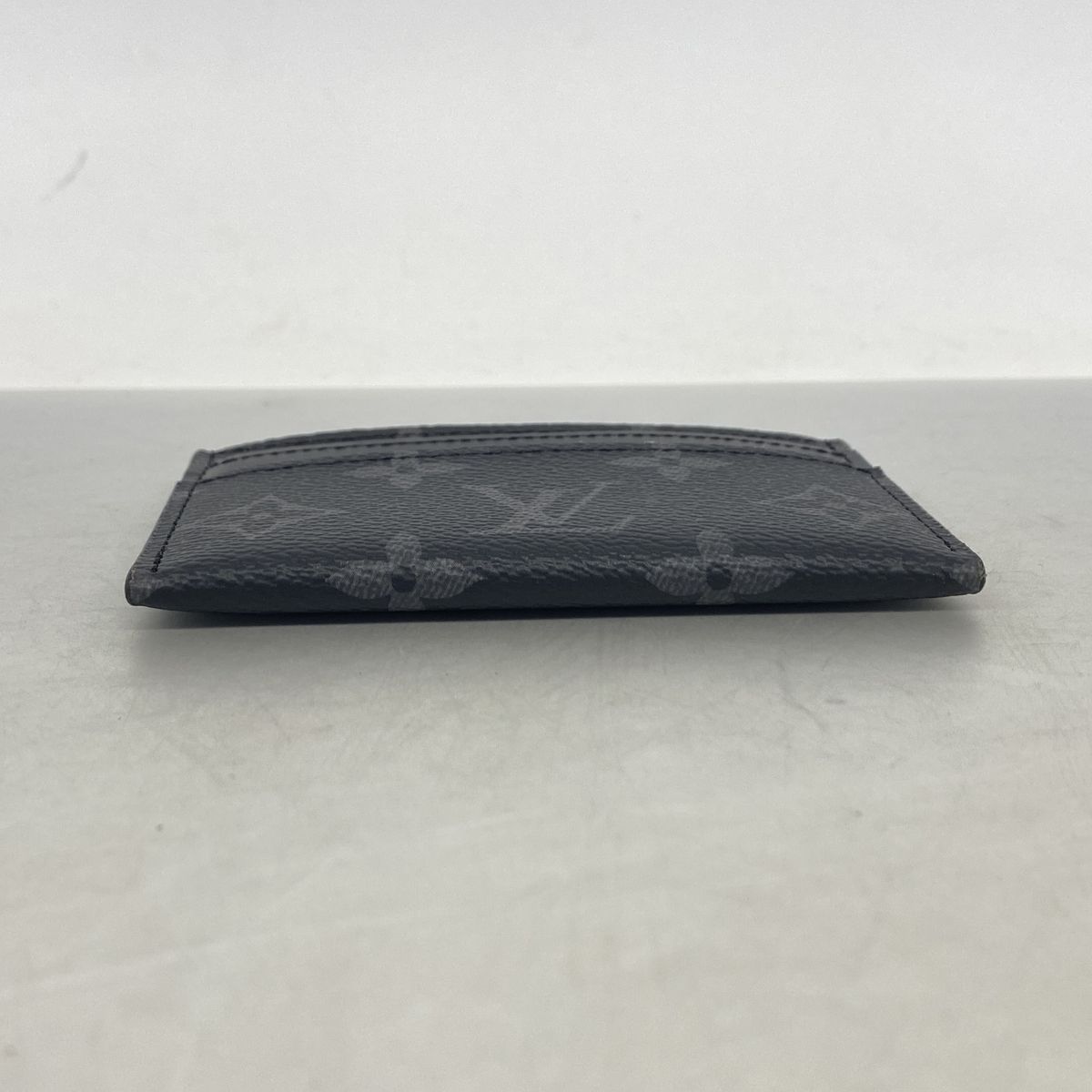 Louis Vuitton Card Case Monogram Eclipse Double Black — view 2