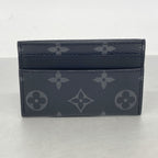 Louis Vuitton Card Case Monogram Eclipse Double Black — view 7