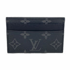 Louis Vuitton Card Case Monogram Eclipse Double Black