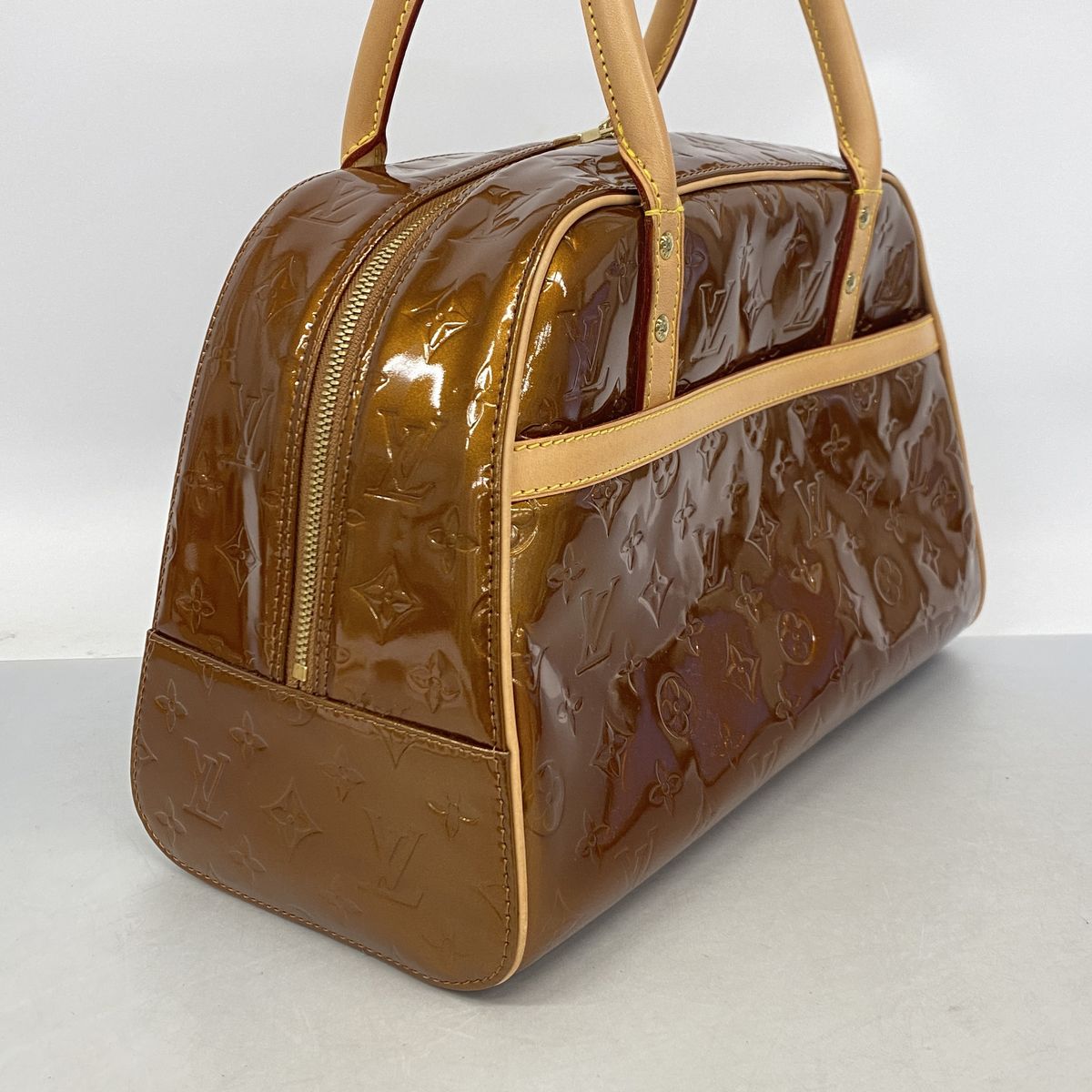 Louis Vuitton Handbag Vernis Tompkins Square Blanc — view 2