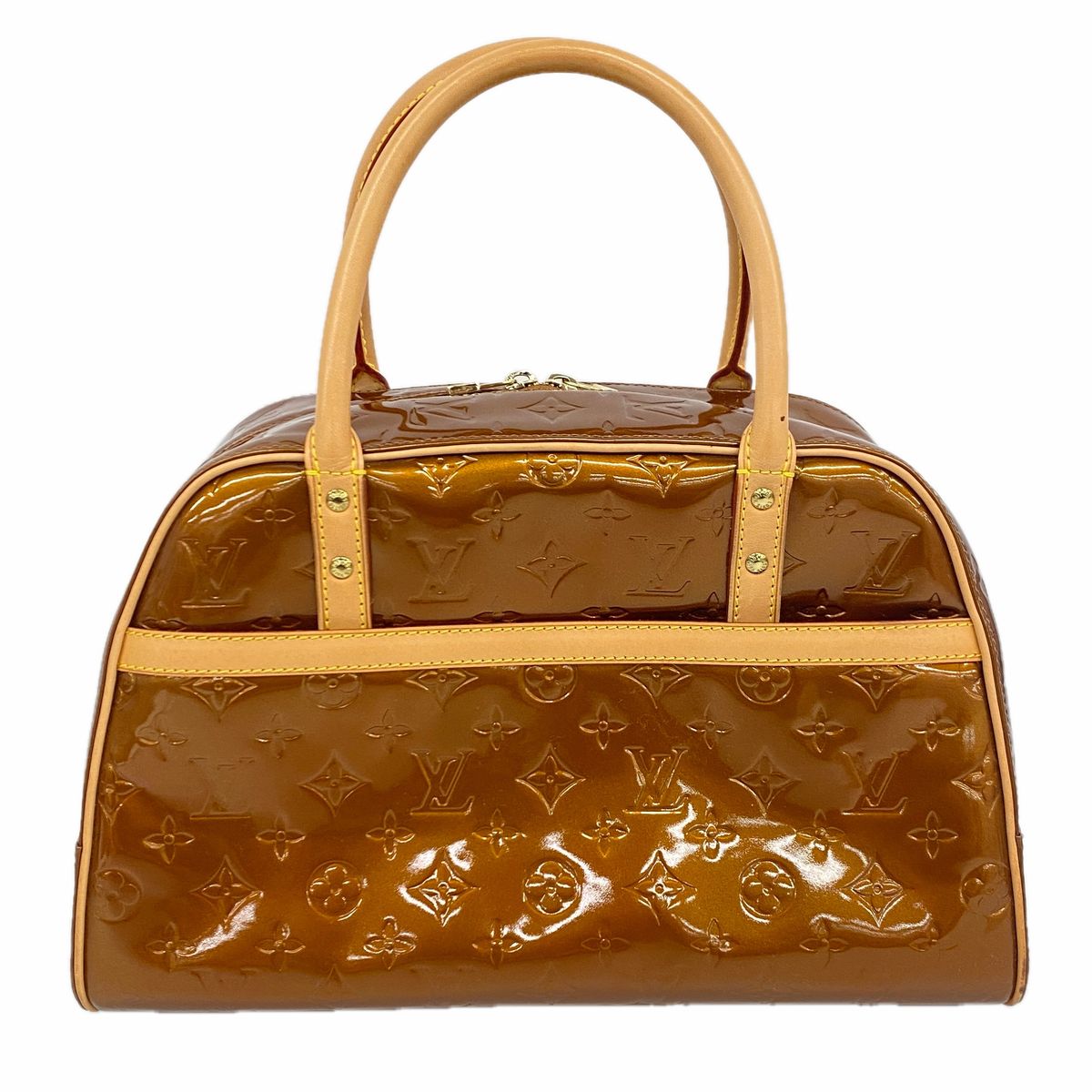 Louis Vuitton Handbag Vernis Tompkins Square Blanc