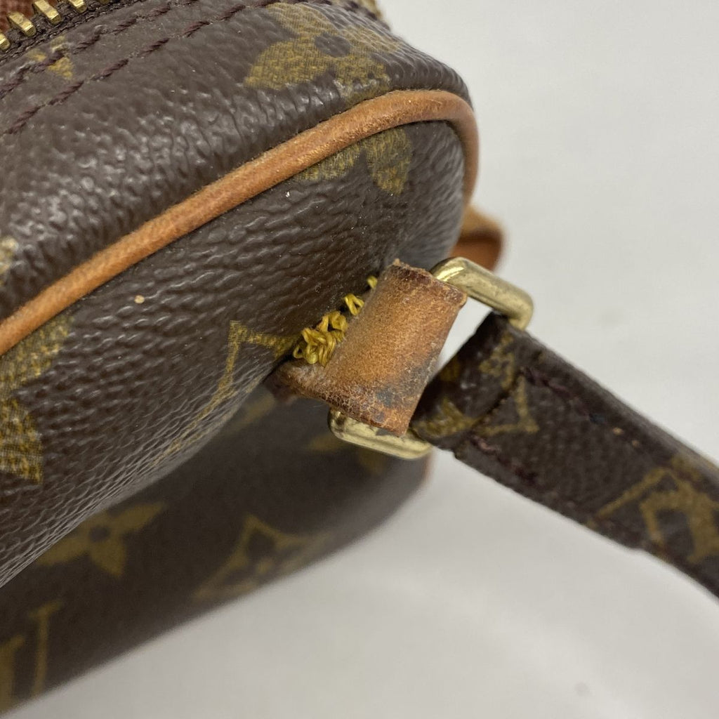 Louis Vuitton Shoulder Bag Monogram Pochette Marly Bandouliere Brown — view 8