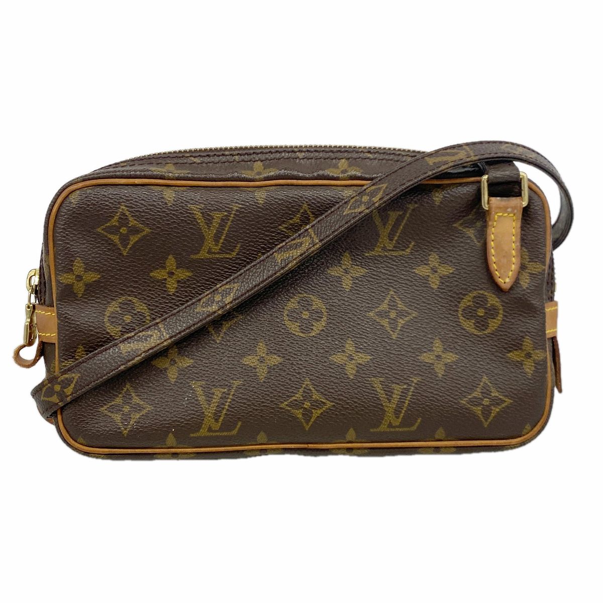 Louis Vuitton Shoulder Bag Monogram Pochette Marly Bandouliere Brown