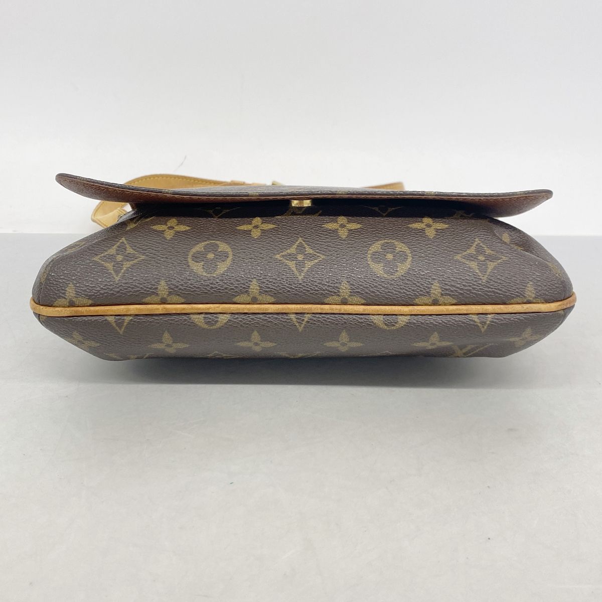 Louis Vuitton Shoulder Bag Monogram Musette Tango Long Strap Brown — view 3