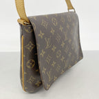 Louis Vuitton Shoulder Bag Monogram Musette Tango Long Strap Brown — view 2