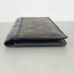 Louis Vuitton Wallet Monogram Macassar Portefeuille Tanon Brown Black — view 2