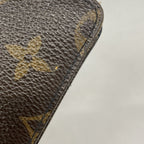 Louis Vuitton Wallet Monogram Macassar Portefeuille Tanon Brown Black — view 7
