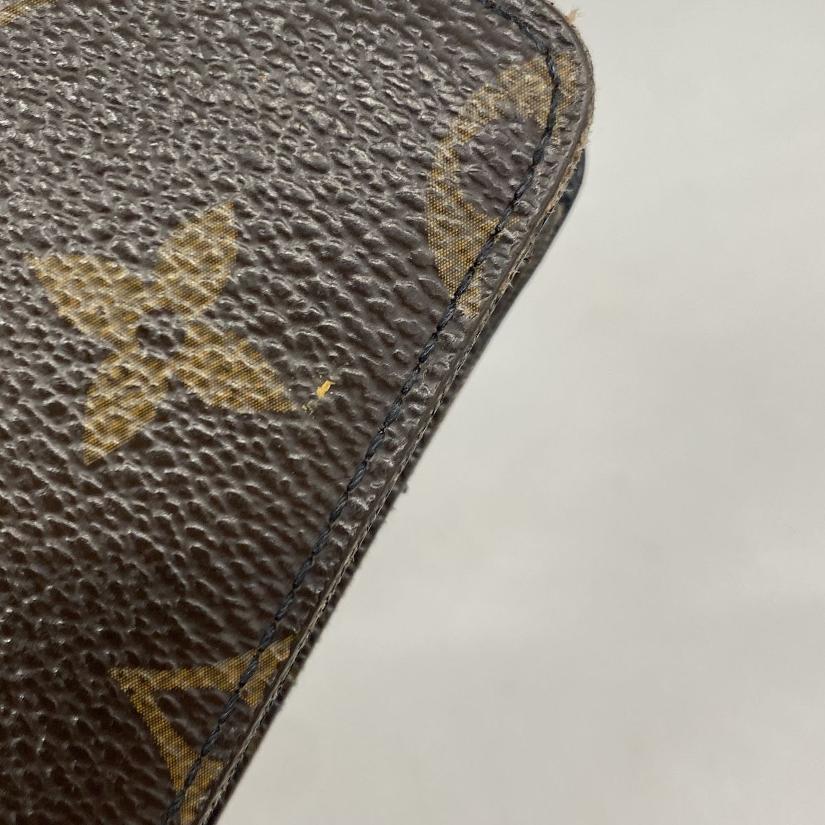 Louis Vuitton Wallet Monogram Macassar Portefeuille Tanon Brown Black — view 7