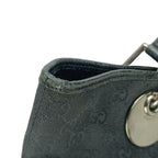 Gucci Tote Bag GG Canvas Black Silver — view 6