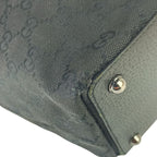 Gucci Tote Bag GG Canvas Black Silver — view 5