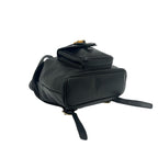 Gucci Vintage Bamboo Leather Backpack Black — view 7