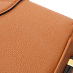 Louis Vuitton Shoulder Bag LV Pont Neuf Soft PM Grain Calf Leather Sienne Dore — view 6