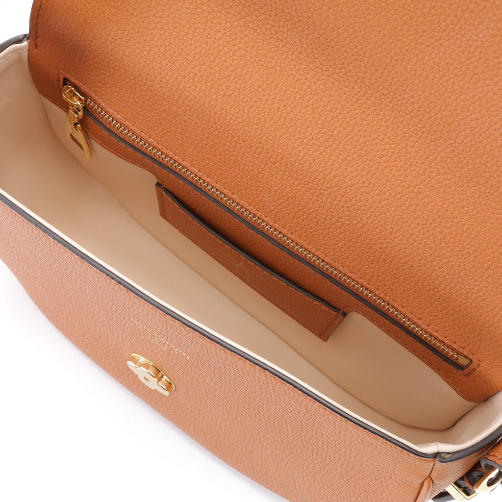 Louis Vuitton Shoulder Bag LV Pont Neuf Soft PM Grain Calf Leather Sienne Dore — view 7