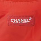 Chanel New Travel Tote Bag TGM Nylon Red Large — view 6