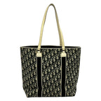 Dior Tote Bag Trotter Beige Black Ivory Leather — view 3