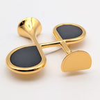 Hermes Col H Col Ash Gold Black Brooch — view 4