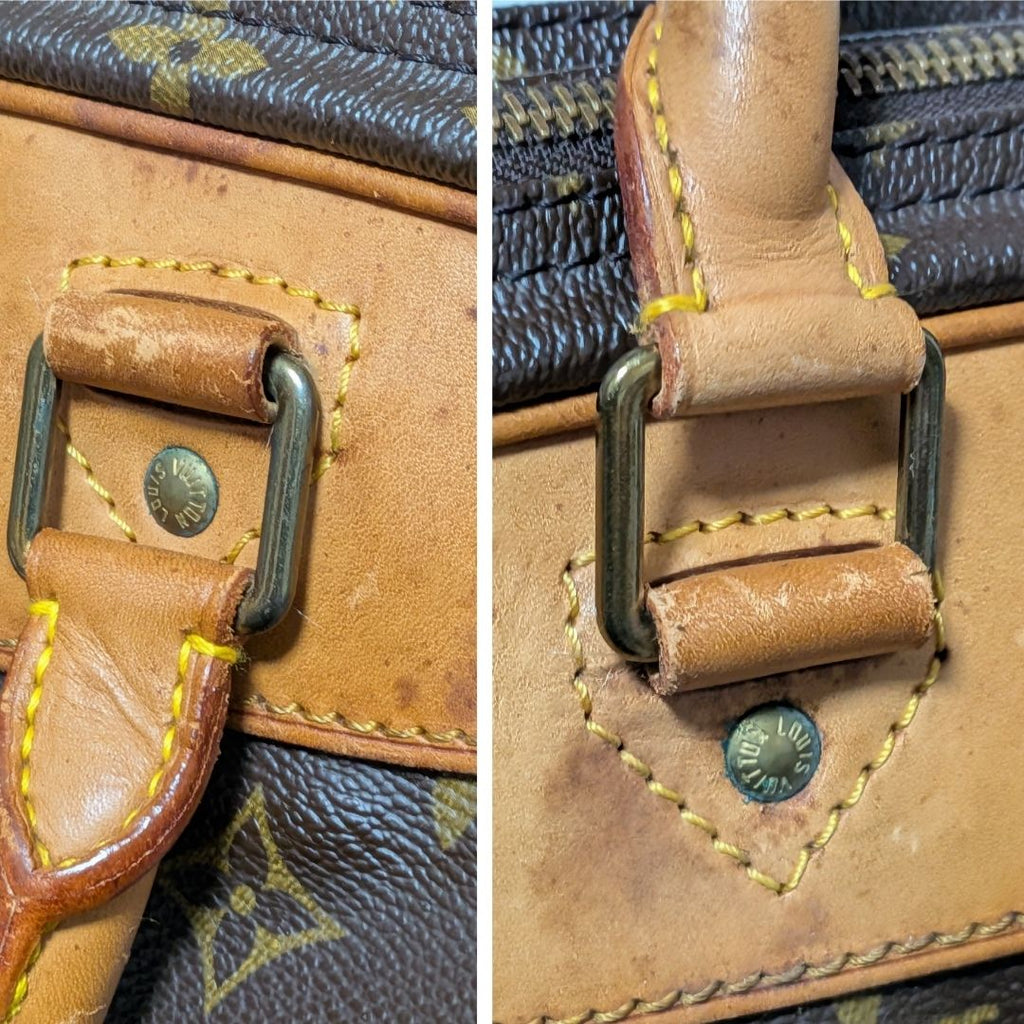 Louis Vuitton Alize de Poche Vintage Monogram Boston Bag — view 6