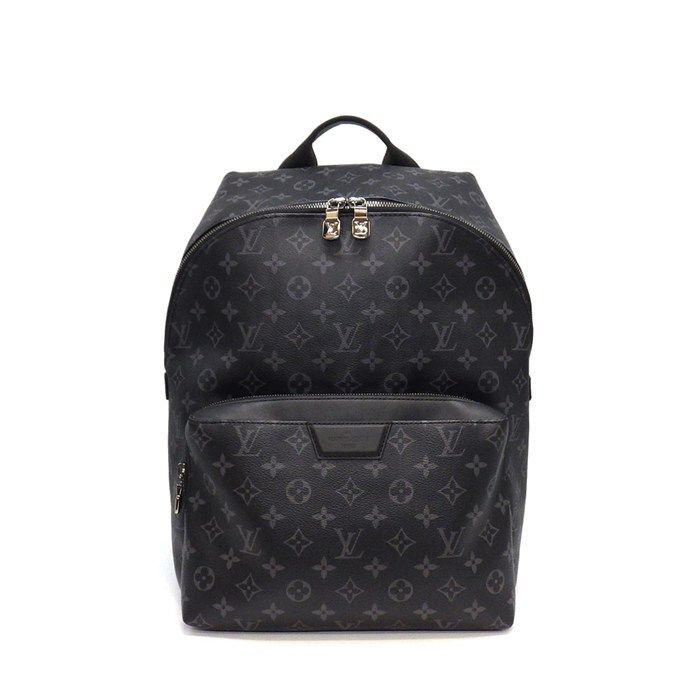 Louis Vuitton Backpack Apollo Black Monogram Eclipse Canvas Leather