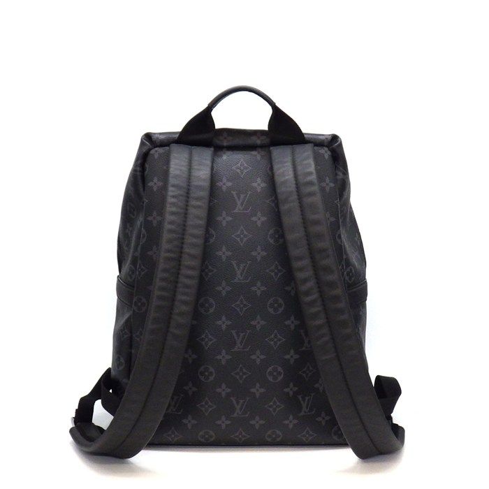 Louis Vuitton Backpack Apollo Black Monogram Eclipse Canvas Leather — view 2