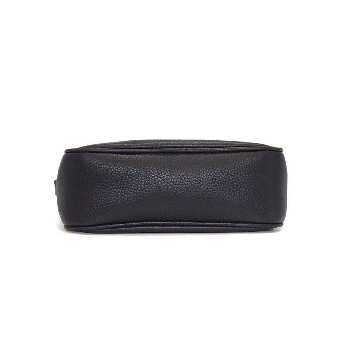 Gucci Shoulder Bag Soho Small Tassel Disco Black Leather Gold — view 4