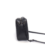 Gucci Shoulder Bag GG Marmont Small So Black Leather — view 3