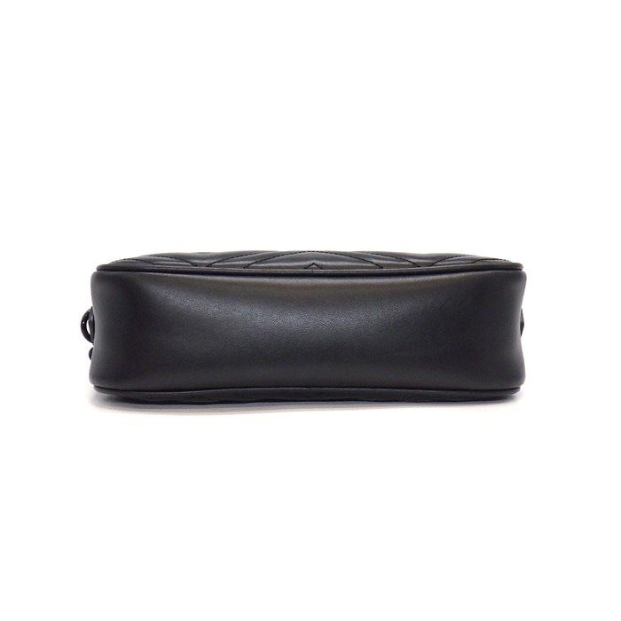 Gucci Shoulder Bag GG Marmont Small So Black Leather — view 4
