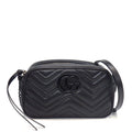 Gucci Shoulder Bag GG Marmont Small So Black Leather