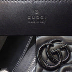 Gucci Shoulder Bag GG Marmont Small So Black Leather — view 6