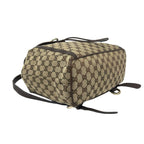 Gucci Abbey GG Canvas Leather Backpack Brown — view 7