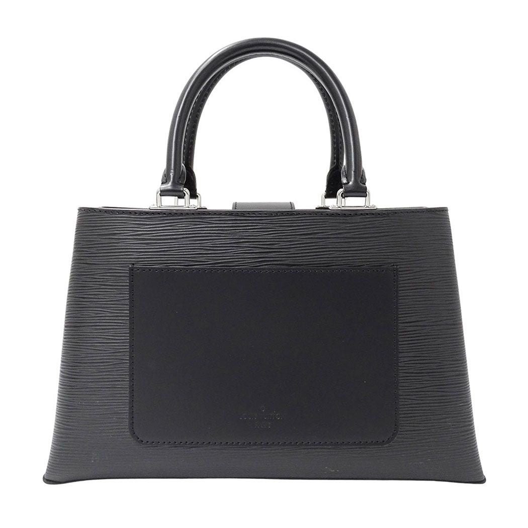 Louis Vuitton 2-Way Shoulder Bag Epi Leather Kleber PM Noir Black Handle — view 2