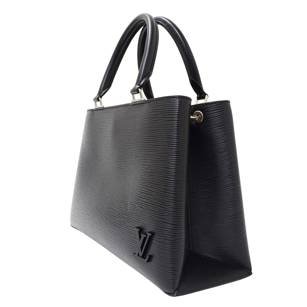 Louis Vuitton 2-Way Shoulder Bag Epi Leather Kleber PM Noir Black Handle — view 4