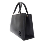 Louis Vuitton 2-Way Shoulder Bag Epi Leather Kleber PM Noir Black Handle — view 4