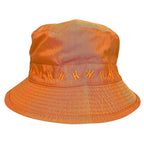 Hermes H Embroidery Bucket Hat Orange — view 3
