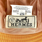 Hermes H Embroidery Bucket Hat Orange — view 7