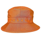 Hermes H Embroidery Bucket Hat Orange — view 2