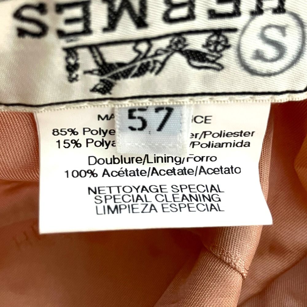 Hermes H Embroidery Bucket Hat Orange — view 5