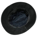 Gucci Lamb Suede Leather Folded Hat L Black — view 5