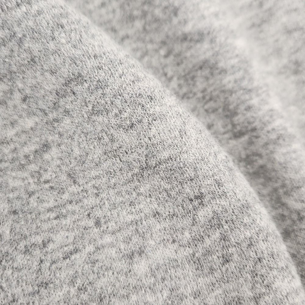 Hermes Cashmere Wool Trim Blanket Shawl Gray Orange Scarf — view 5