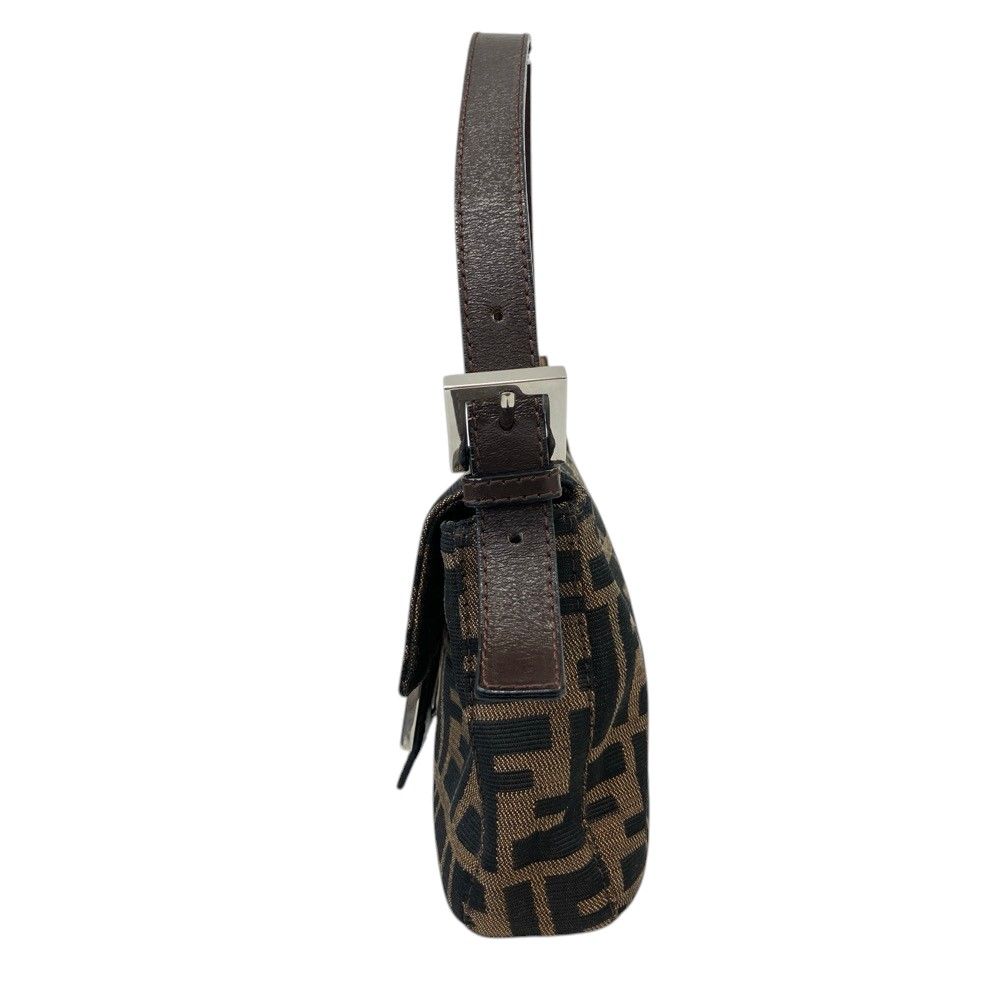 Fendi Zucca Pattern Mamma Bucket Handbag Brown — view 3