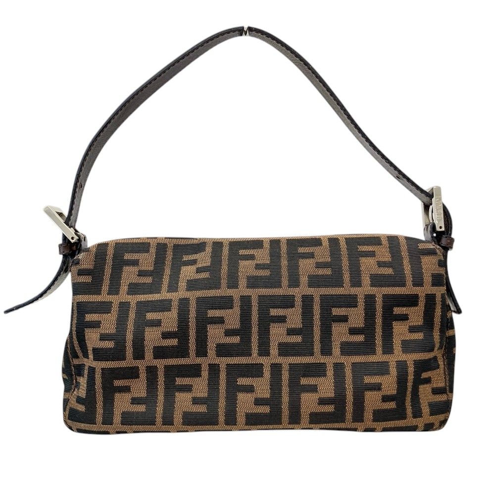 Fendi Zucca Pattern Mamma Bucket Handbag Brown — view 2