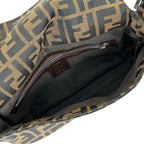 Fendi Zucca Pattern Mamma Bucket Handbag Brown — view 6