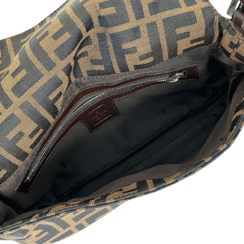 Fendi Zucca Pattern Mamma Bucket Handbag Brown — view 6