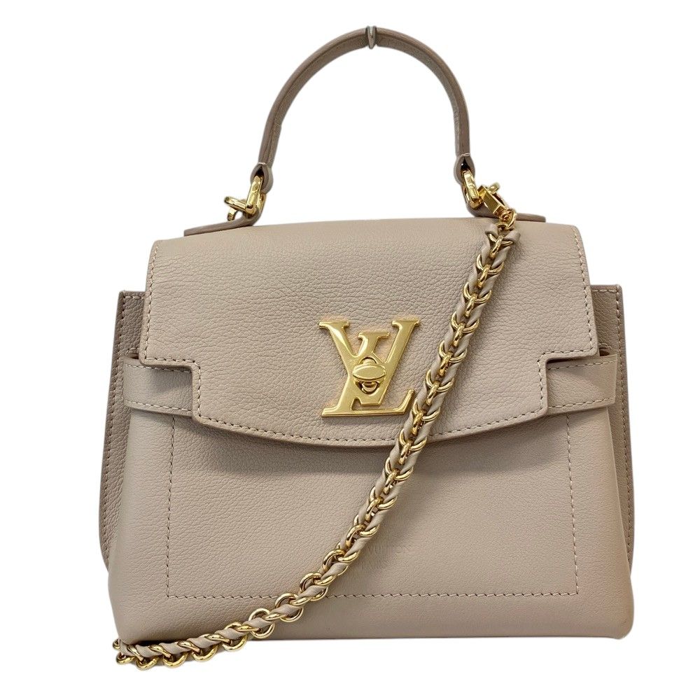 Louis Vuitton Lockme Ever Mini Chain 2-Way Shoulder Bag Greige