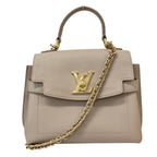 Louis Vuitton Lockme Ever Mini Chain 2-Way Shoulder Bag Greige