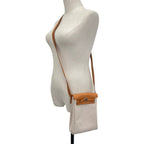 Hermes Herbag TPM Black Canvas Toile H Shoulder Bag Beige — view 7