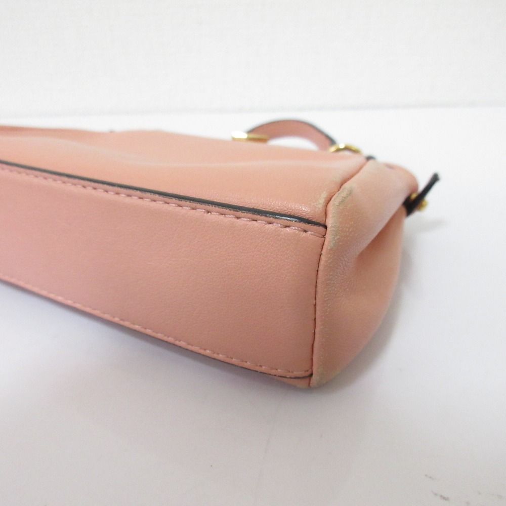 Fendi Micro Peekaboo 2-Way Shoulder Bag Pink — view 4